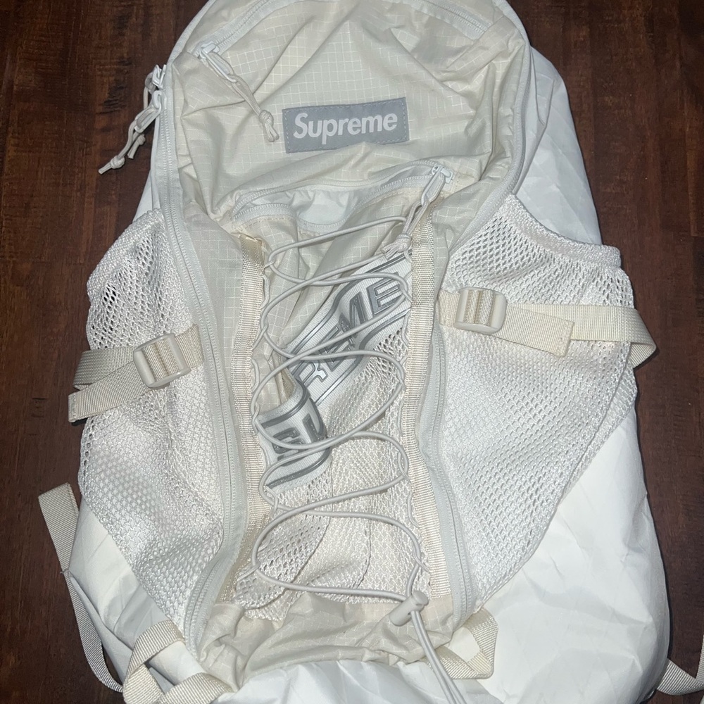 Supreme White Backpack